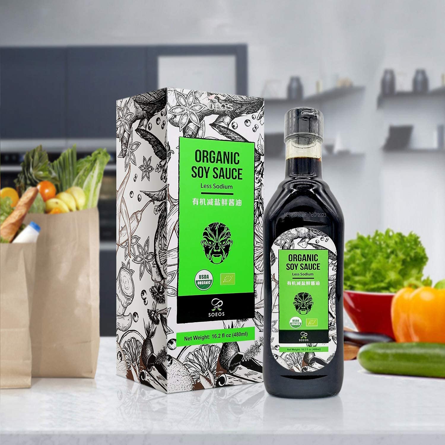 Soeos used as marinade on chicken demonstrating tenderizing benefit