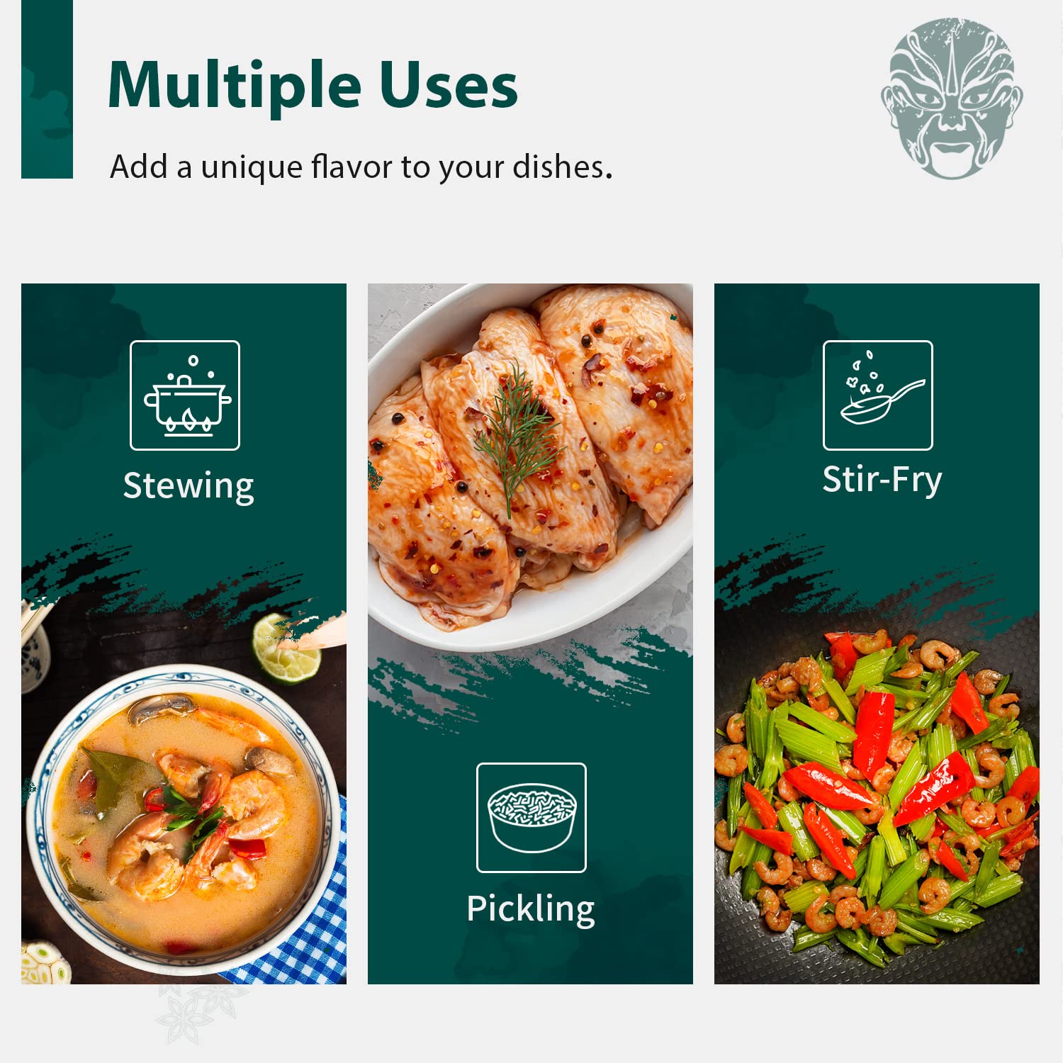 Soeos used to marinate chicken in bowl improving tenderness and aroma