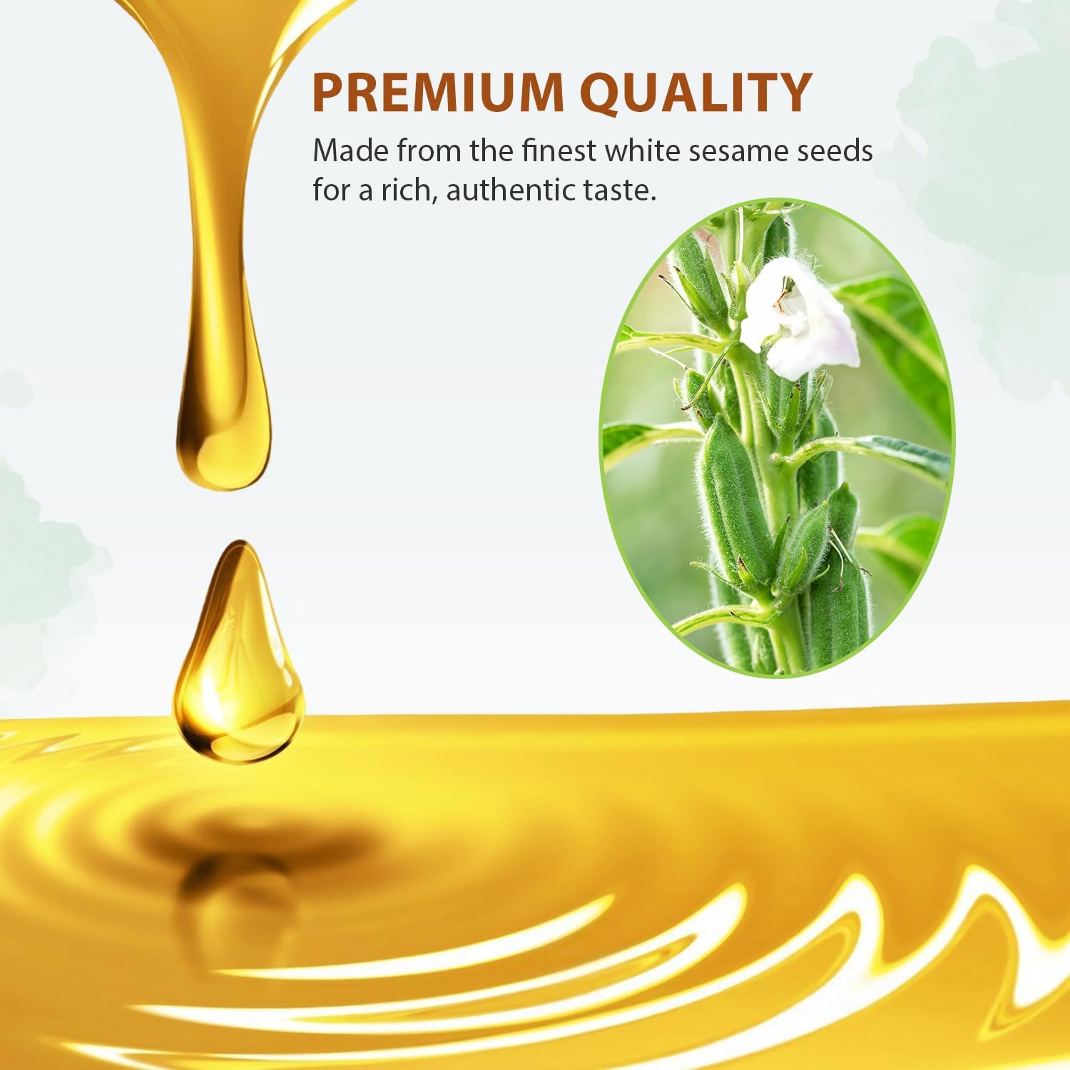 Soeos oil drizzled over noodles adding nutty flavor and glossy finish