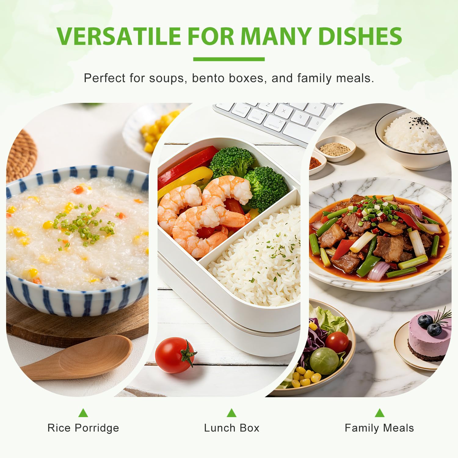 Soeos portion next to spoon showing single-serve size for control benefit