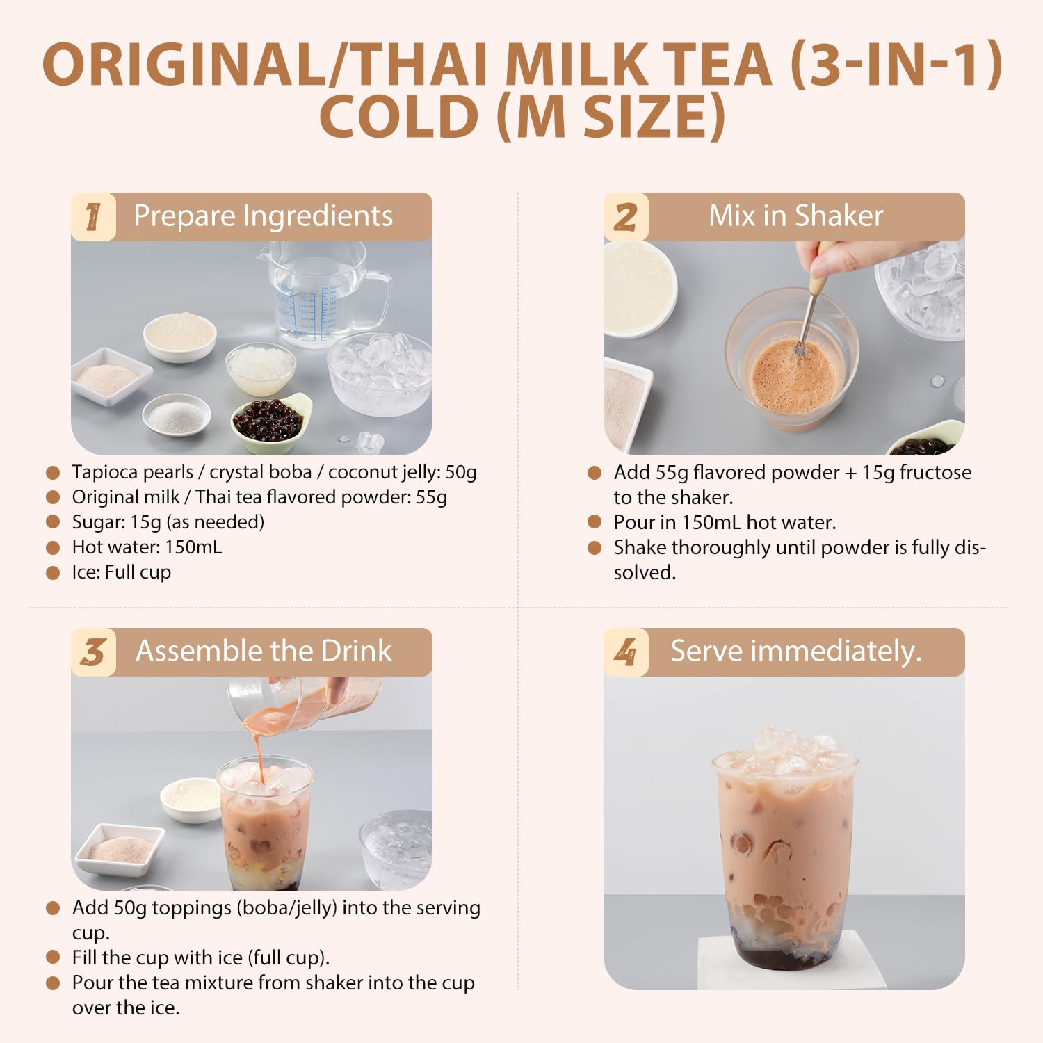 Soeos prepared hot milk tea in mug demonstrating quick warming comfort