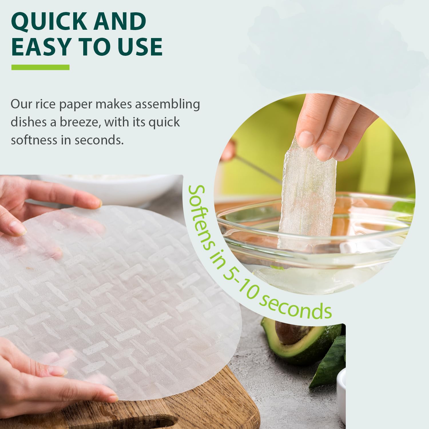 Baked rice paper crisps made from Soeos sheets showing crunchy snack possibility