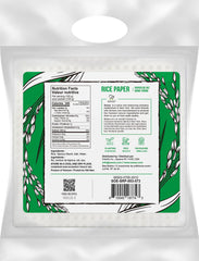 Soeos close-up of rice paper texture showing smooth thin surface benefit