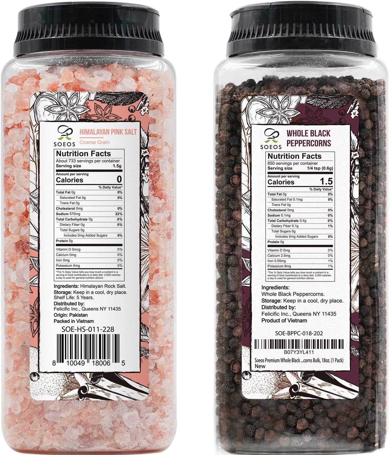 Soeos Himalayan salt crystals closeup showing coarse texture for finishing