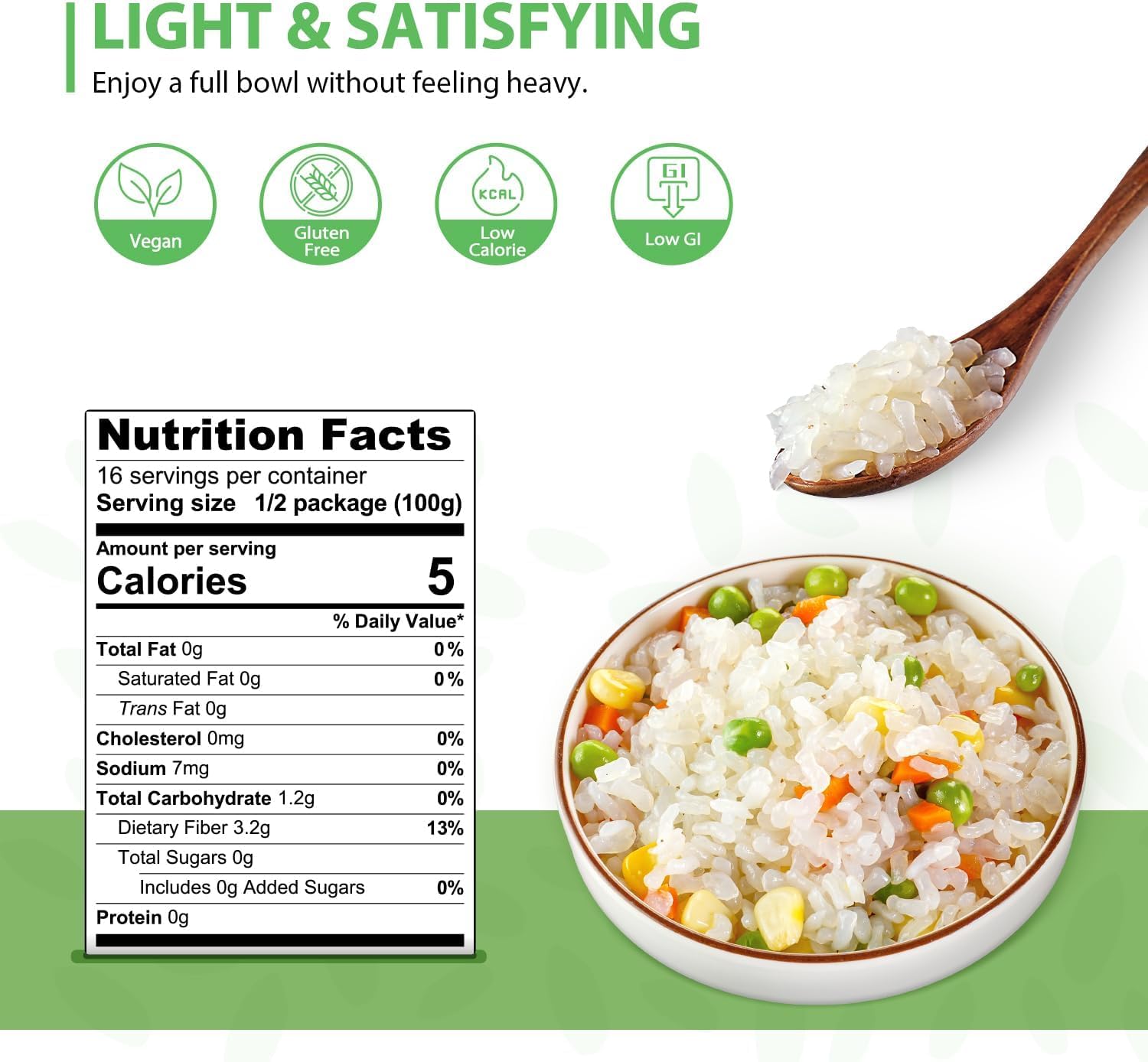 Soeos served in a rice bowl with vegetables showcasing low-calorie option