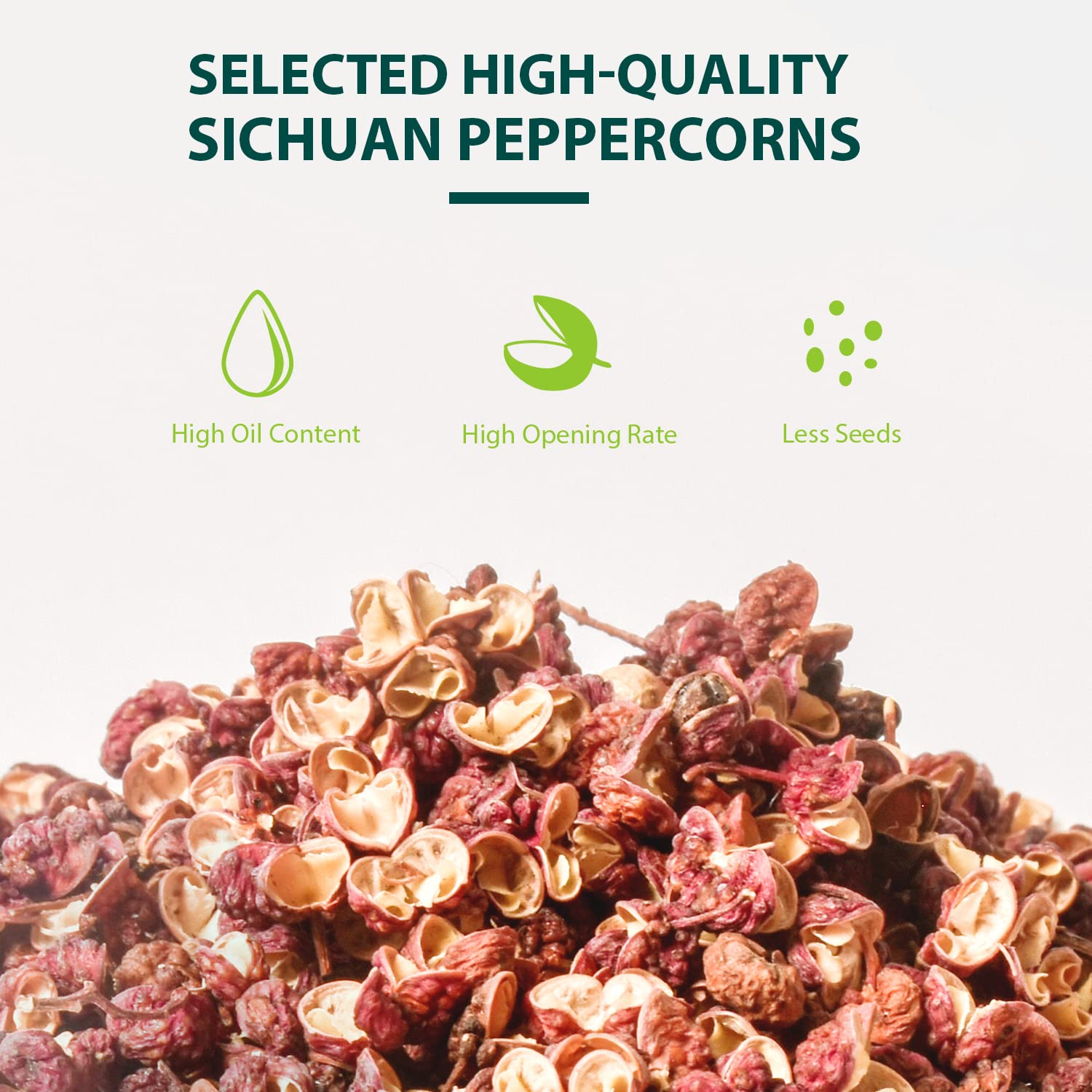 Soeos peppercorns toasting in a skillet releasing fragrance for better culinary aroma