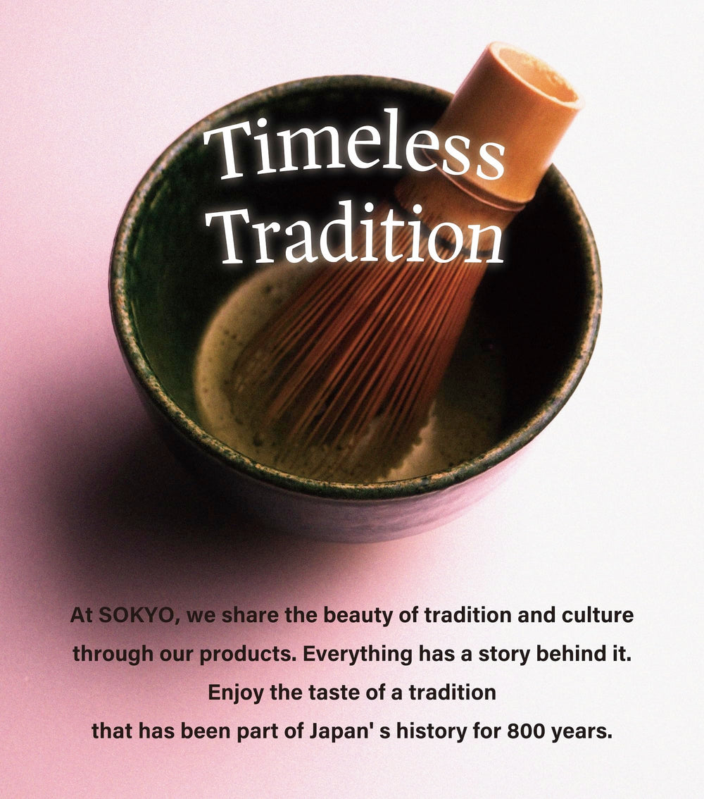 person enjoying a cup of SOKYO hojicha in a cozy setting, illustrating calming ritual