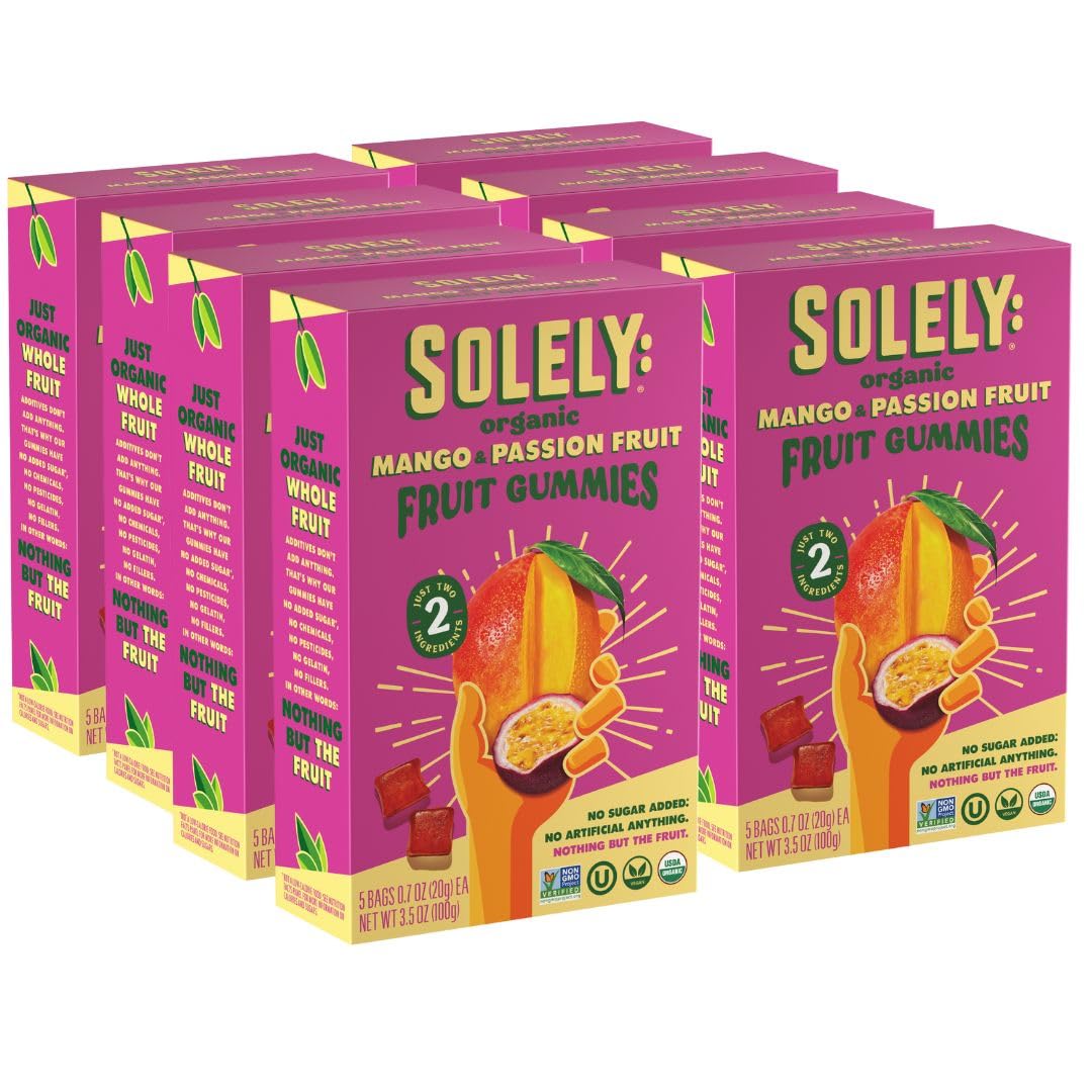 SOLELY front packaging showing eight boxes and product branding, highlights bulk value