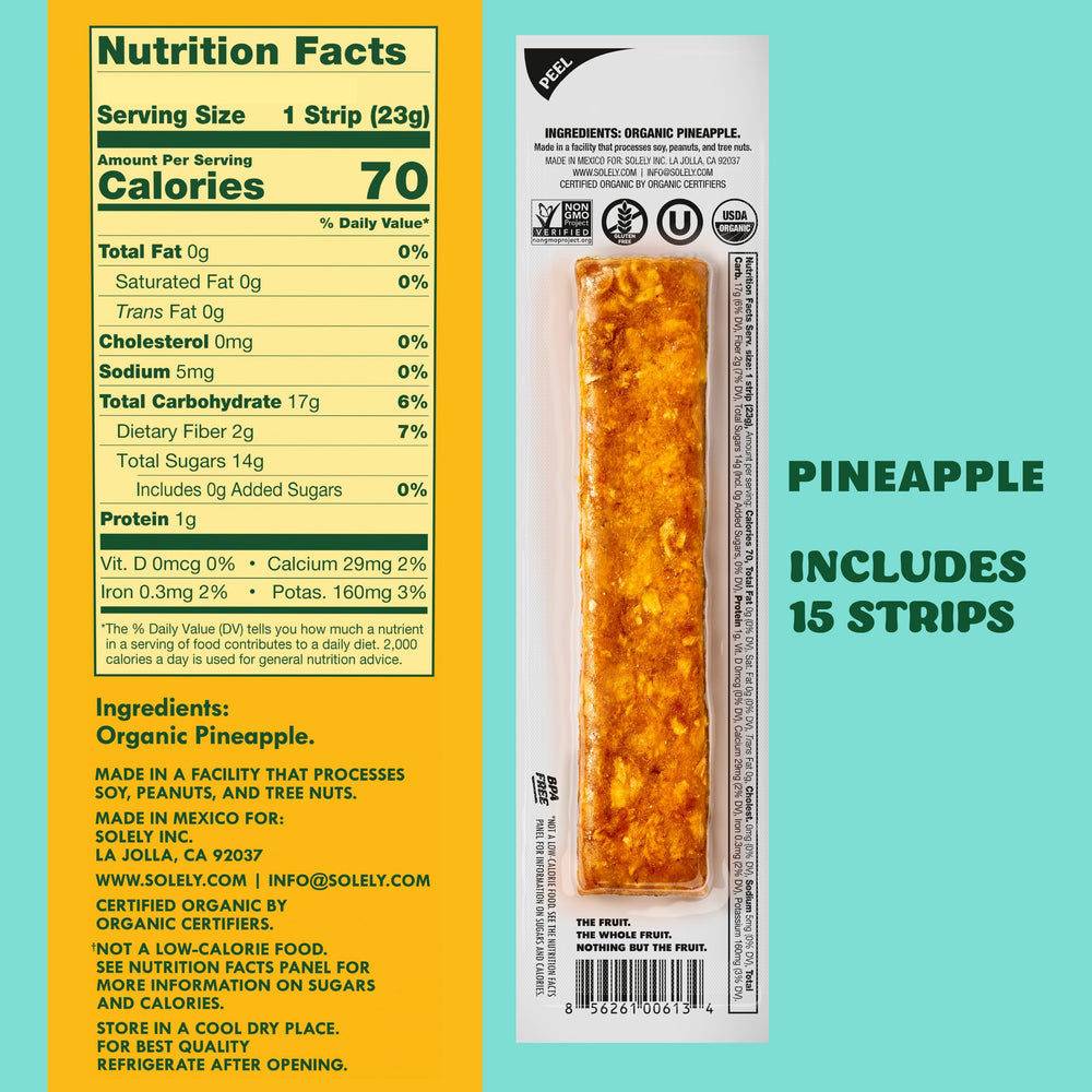SOLELY several individually wrapped strips stacked for portable convenience