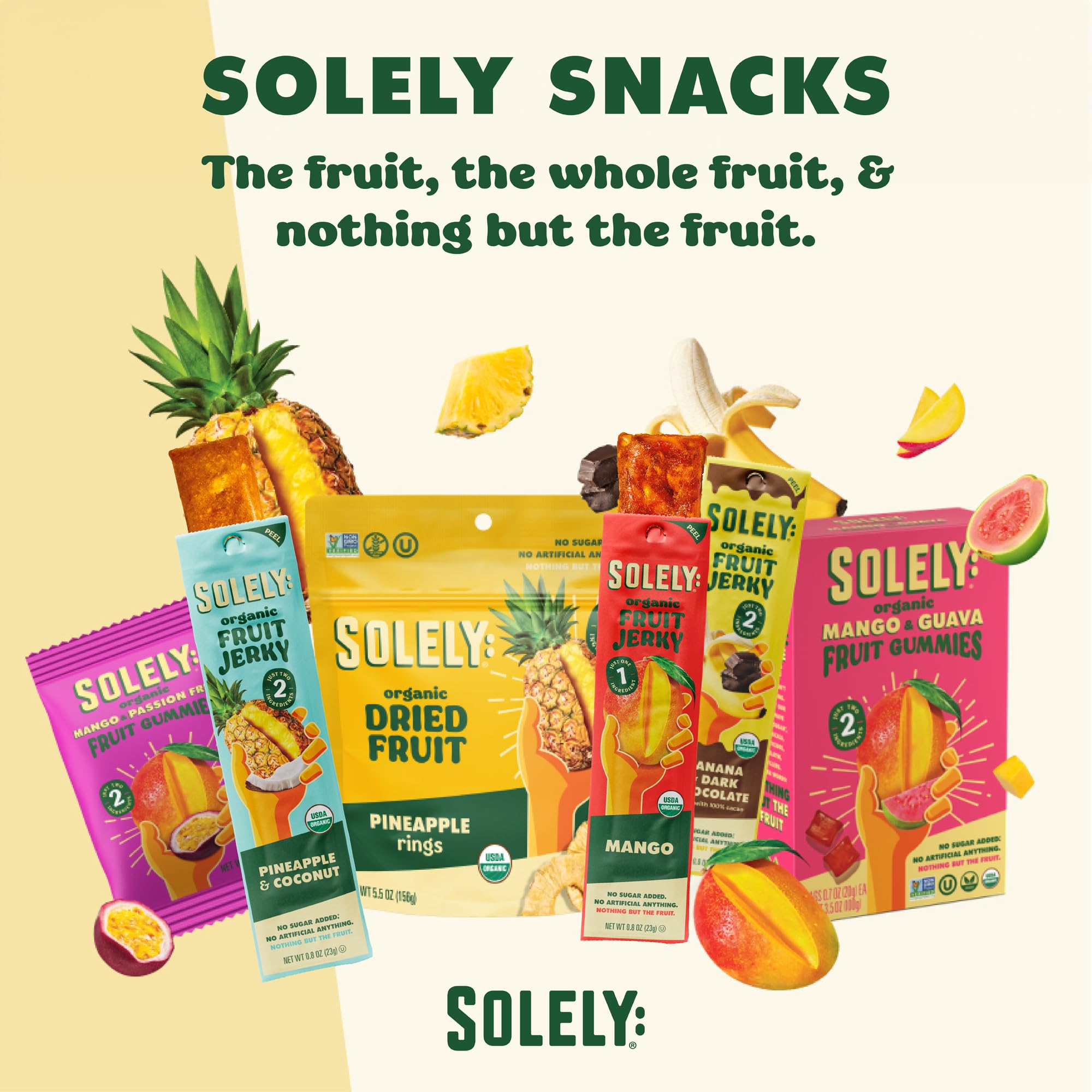 SOLELY snack in a lunchbox lifestyle scene, demonstrates kid-friendly portable benefit