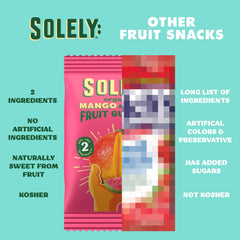 SOLELY open box displaying five individually wrapped pouches per box for easy storage