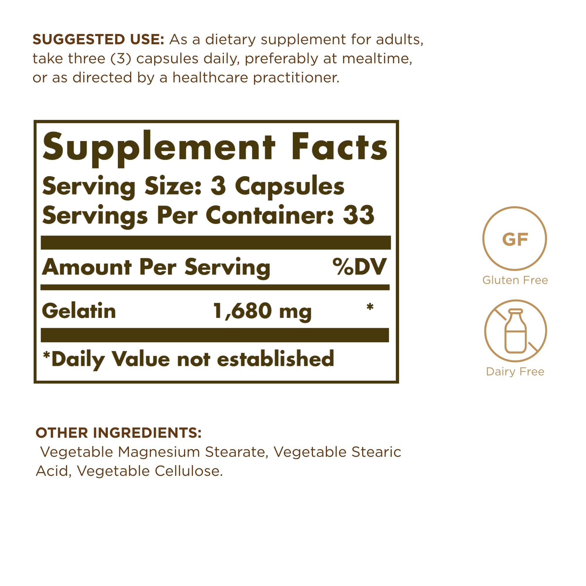 Solgar capsule close-up showing texture and smooth surface for easy swallowing
