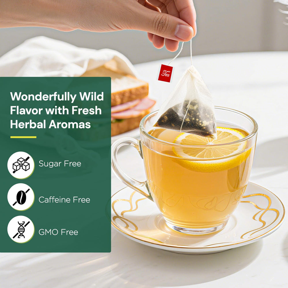 Solisleaf iced glass of dandelion tea demonstrating refreshing cold option