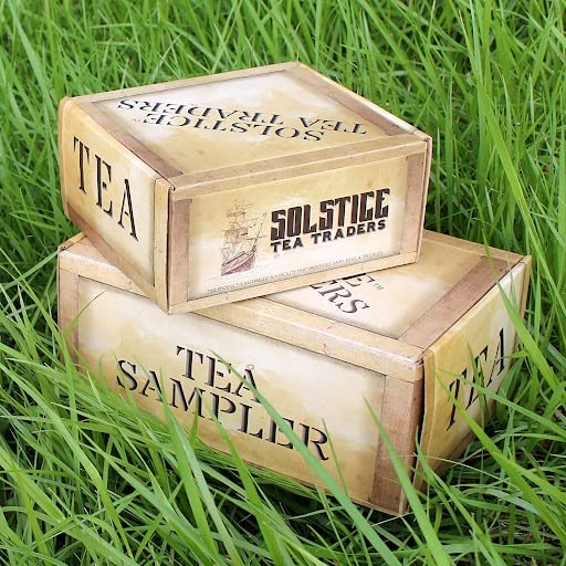 SOLSTICE TEA TRADERS gift ready box staged as presentable gift option