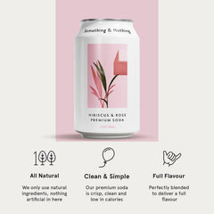Something & Nothing pouring into a chilled glass to showcase gentle carbonation and refreshing taste