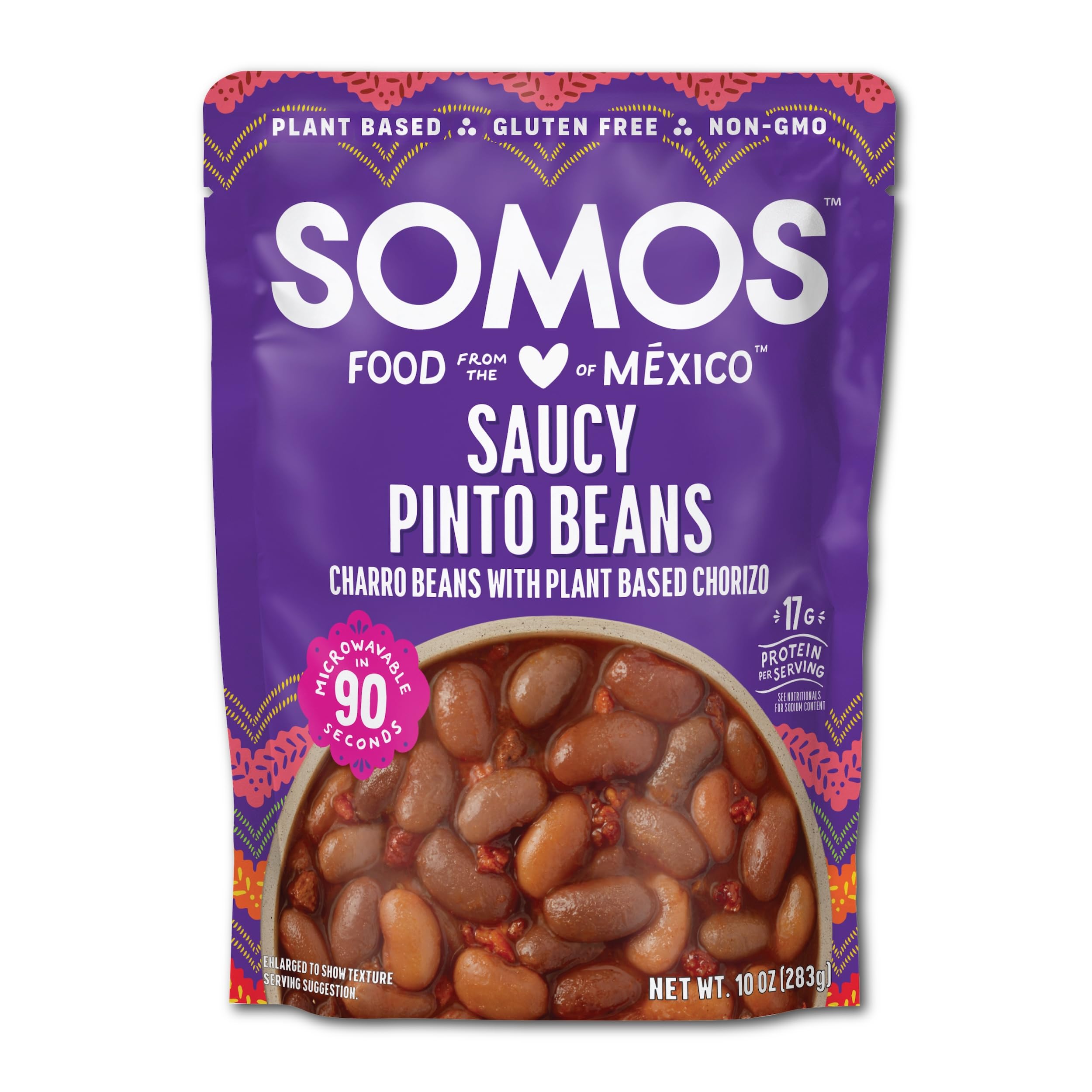 SOMOS close-up of pinto bean texture demonstrating tender consistency