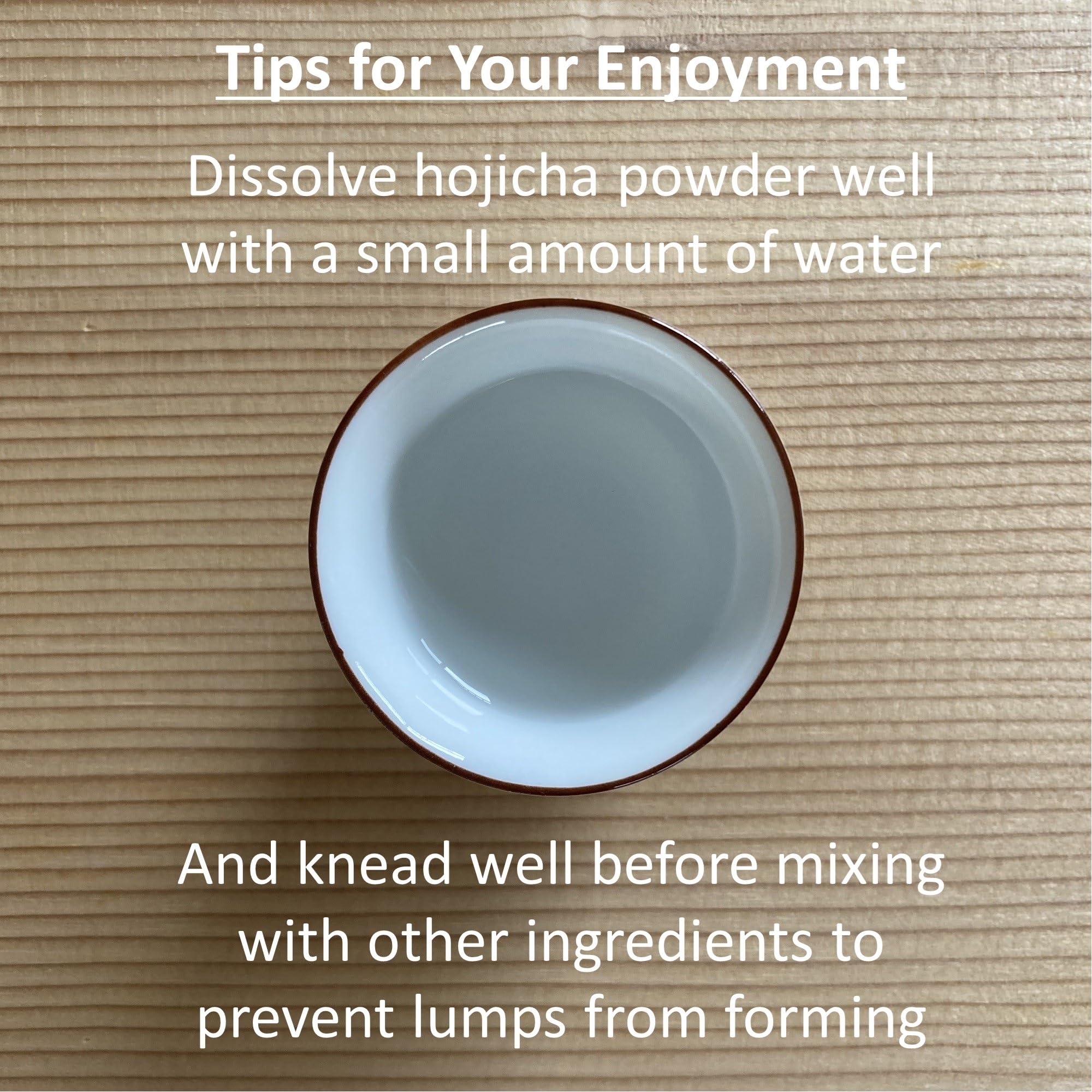 SONO hojicha used in a baked scone illustrating easy mixing benefit