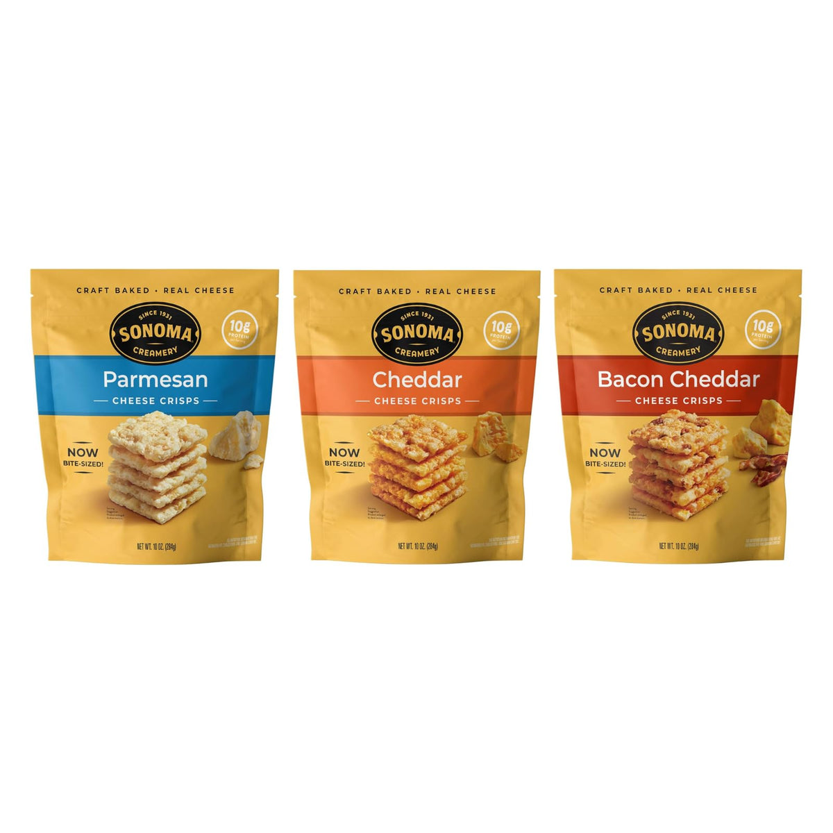 Sonoma Creamery front packaging showing variety pack and keto-friendly benefits