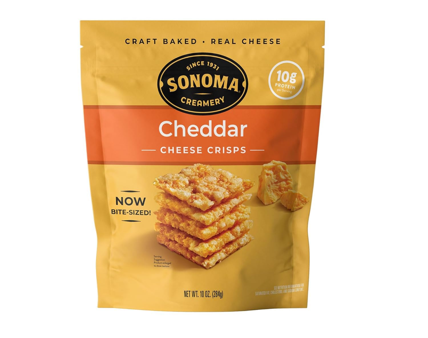 Sonoma Creamery crisps used as salad topping adding crunch and protein boost