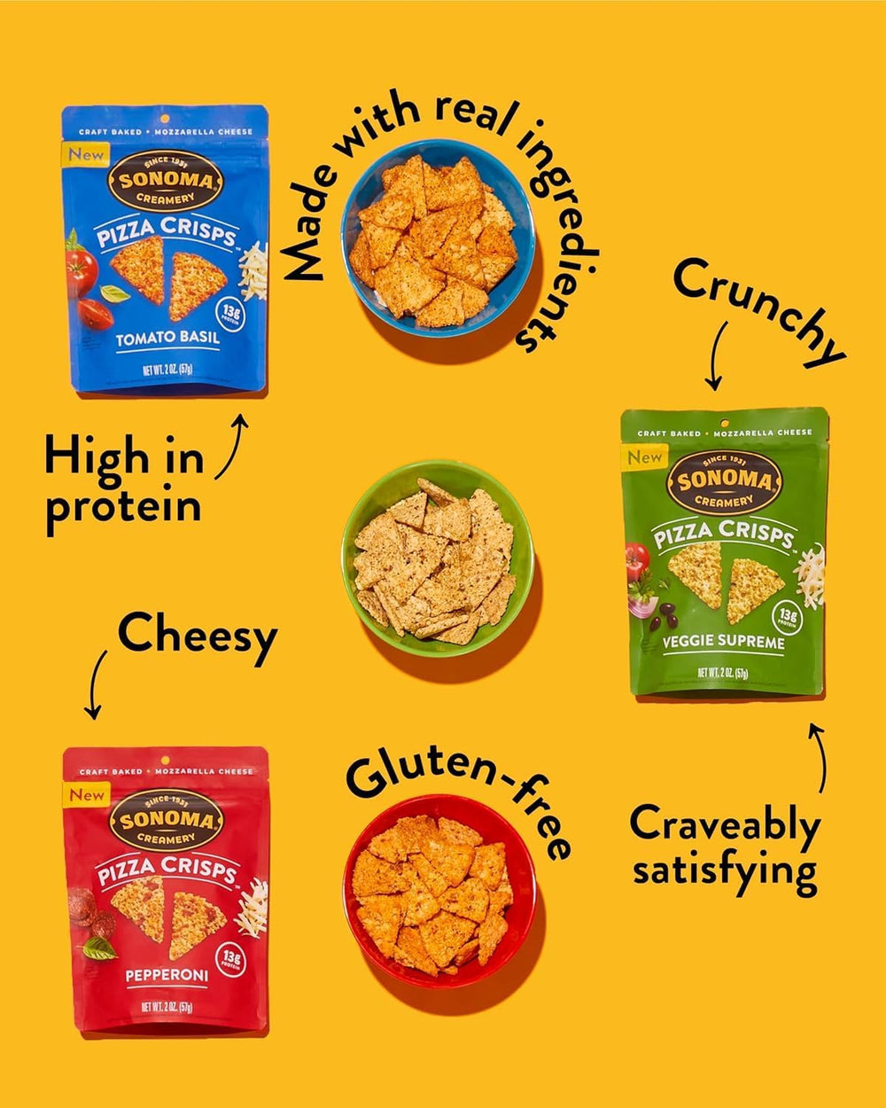 Lifestyle image of Sonoma Creamery bag in backpack for keto-friendly snack on the go