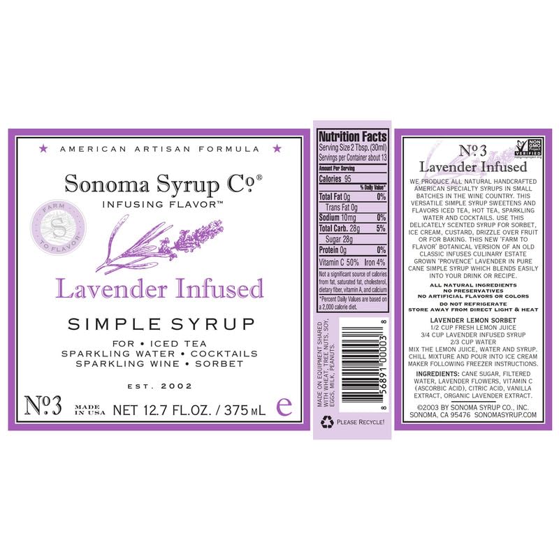 Sonoma Syrup Co drizzled into a latte showing coffee customization benefit: café-quality flavor