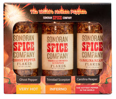 Sonoran Spice close-up of red pepper flakes texture highlighting purity and intense flavor