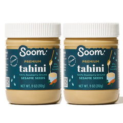 Soom jar front label showing brand and product clarity benefit