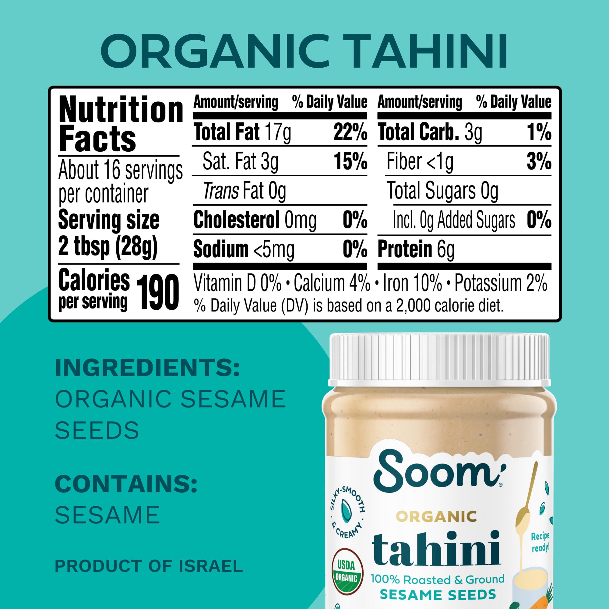 Soom 16oz jar next to measuring cup for size and portion reference