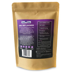 Sou Zen pyramid bag close-up revealing corn-fiber mesh and improved infusion