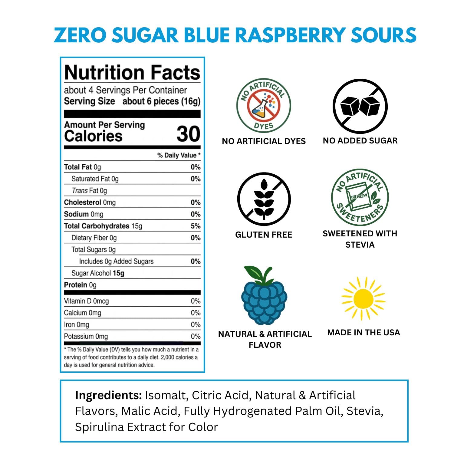 Sour Drops handcrafted small-batch label emphasizing quality