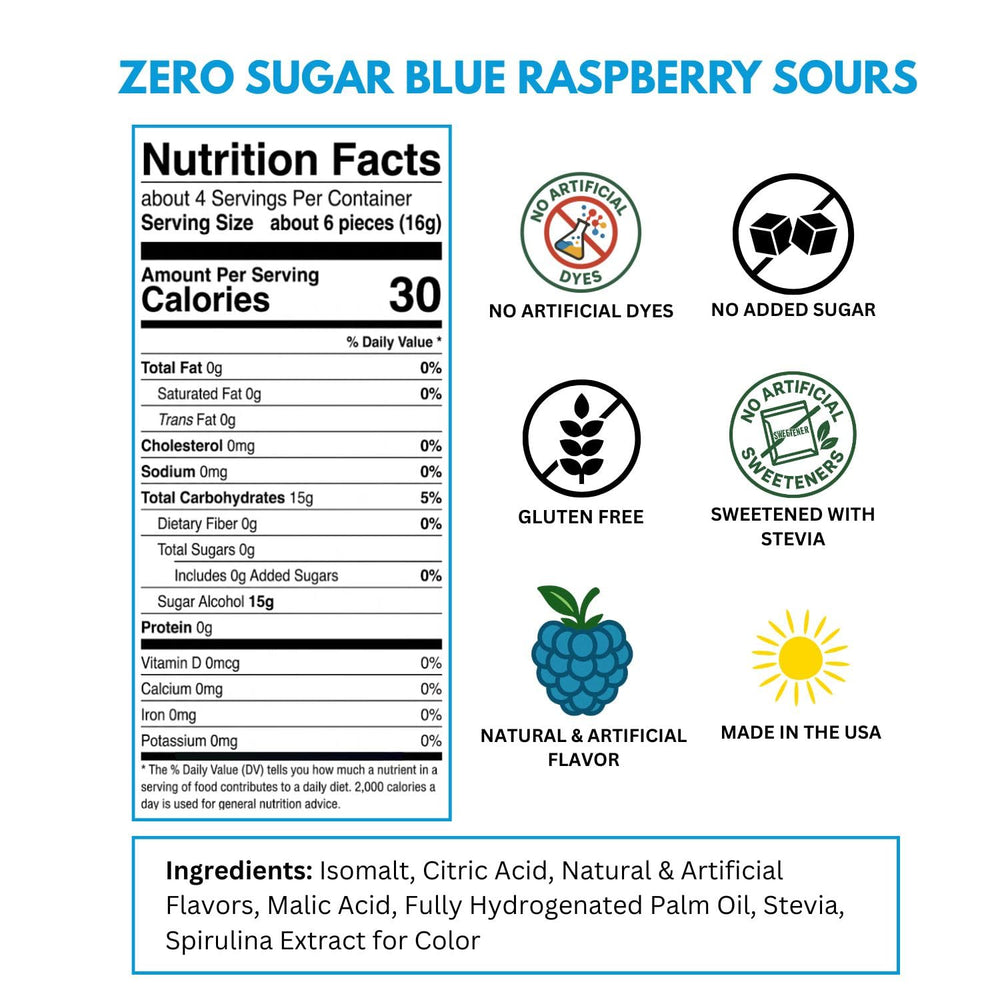 Sour Drops handcrafted small-batch label emphasizing quality