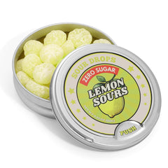 Sour Drops close-up of sour coating highlighting intense texture and tart bite