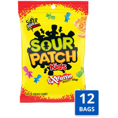 SOUR PATCH KIDS closeup of sour coating texture highlighting intense tang
