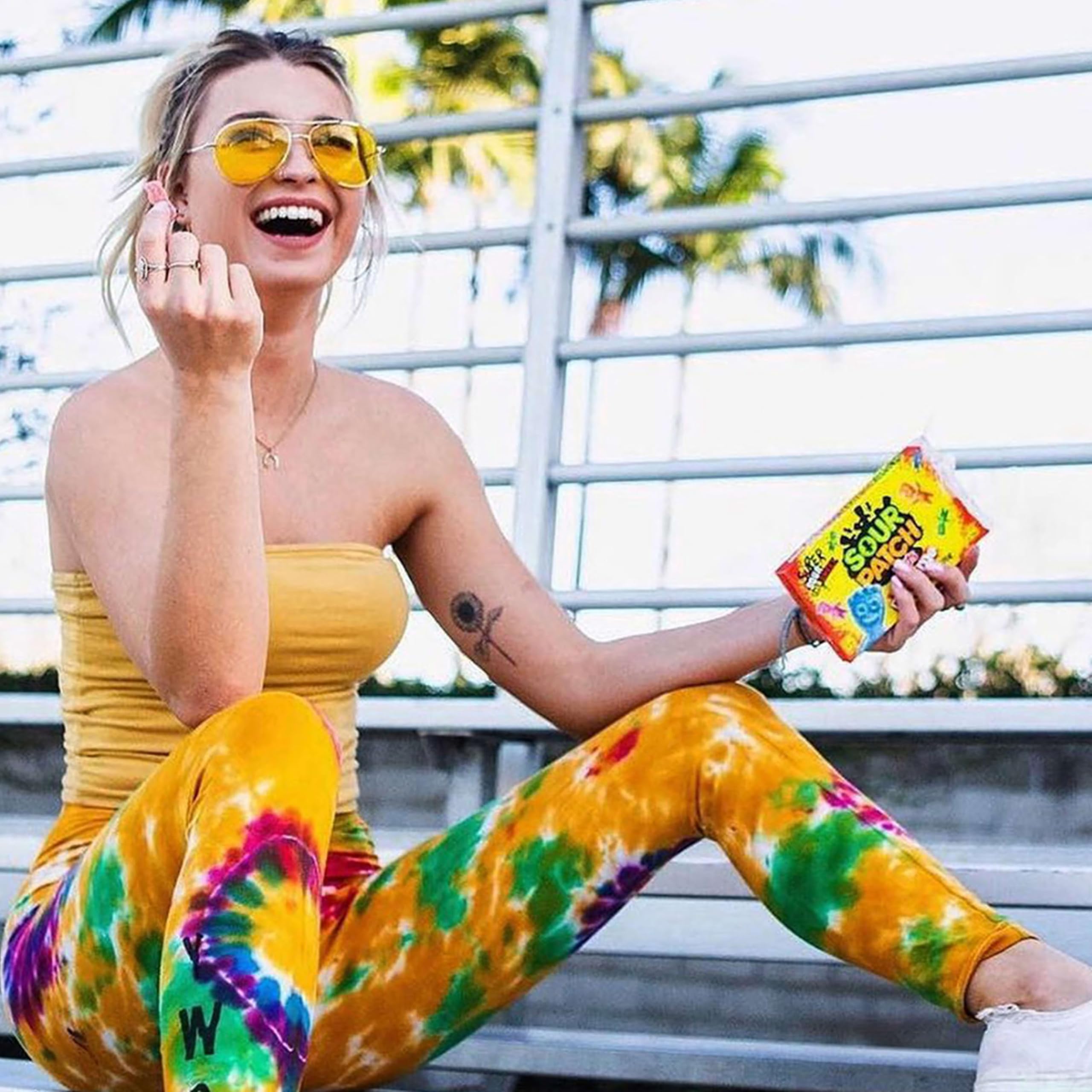 SOUR PATCH KIDS five flavors arranged to show variety and flavor choices