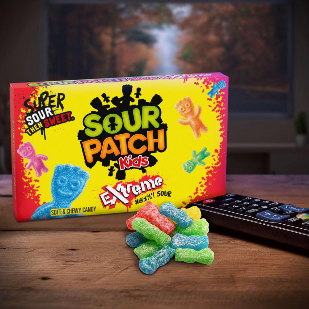 SOUR PATCH KIDS box inside a lunchbox showing portable snack solution for kids