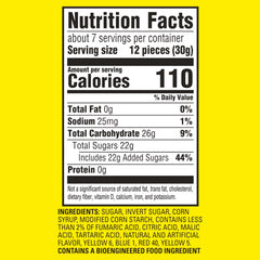 SOUR PATCH KIDS open bag with gummies spilling and portable convenience