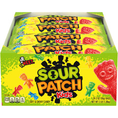 SOUR PATCH KIDS front packaging showing bright graphics and brand appeal