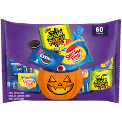 Sour Patch Kids variety pack front showing mixed treat packs and branding, quick distribution benefit