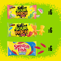 Sour Patch Kids Watermelon bag detail showcasing summery watermelon taste