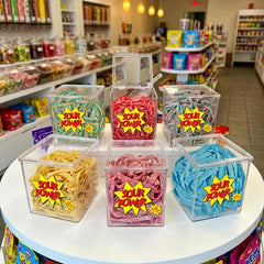 Sour Power belts in a bowl ready to serve at parties