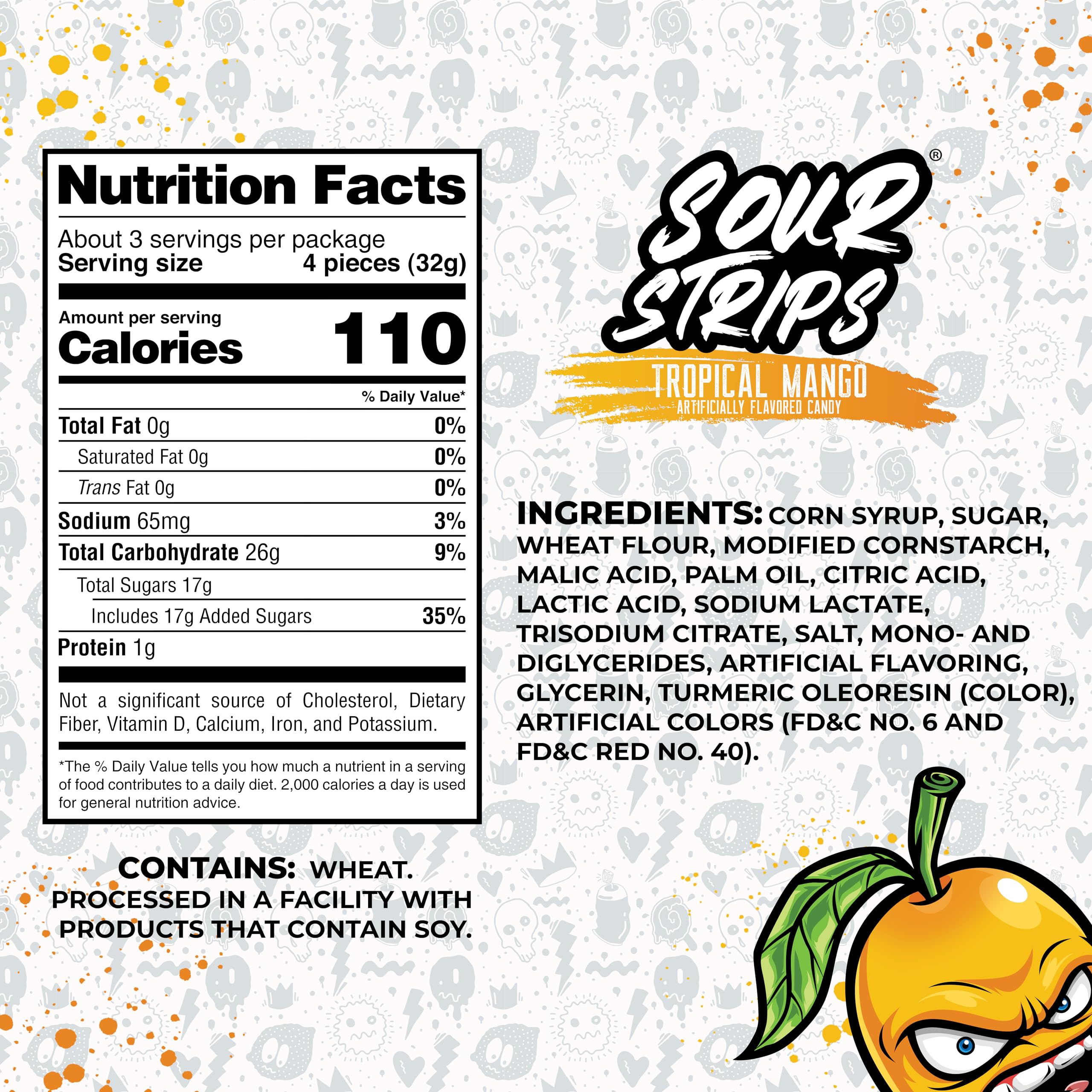 SOUR STRIPS open snack bag in hand illustrating portability and easy sharing for on-the-go snacking