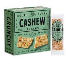 South 40 Snacks front packaging showing 12-pack and product branding benefit easy storage