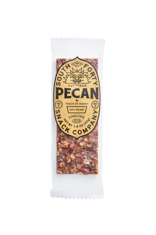 South 40 Snacks bar held in hand showing 40g portion for portion control