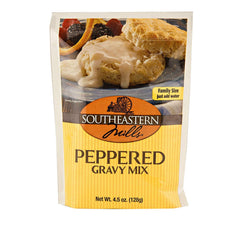 Southeastern Mills front package showing four 4.5 oz envelopes and clear branding for convenience