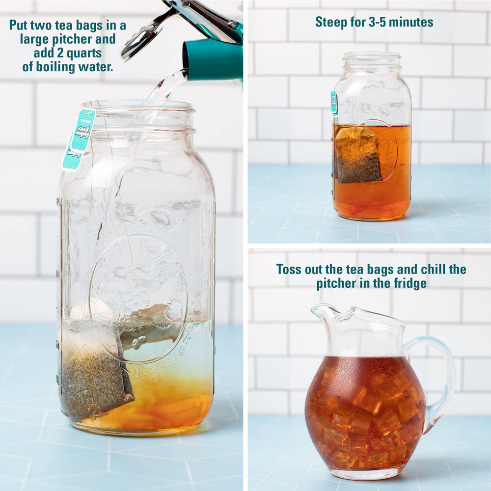 Southern Breeze close-up tea bag texture and natural-leaf detail for flavor