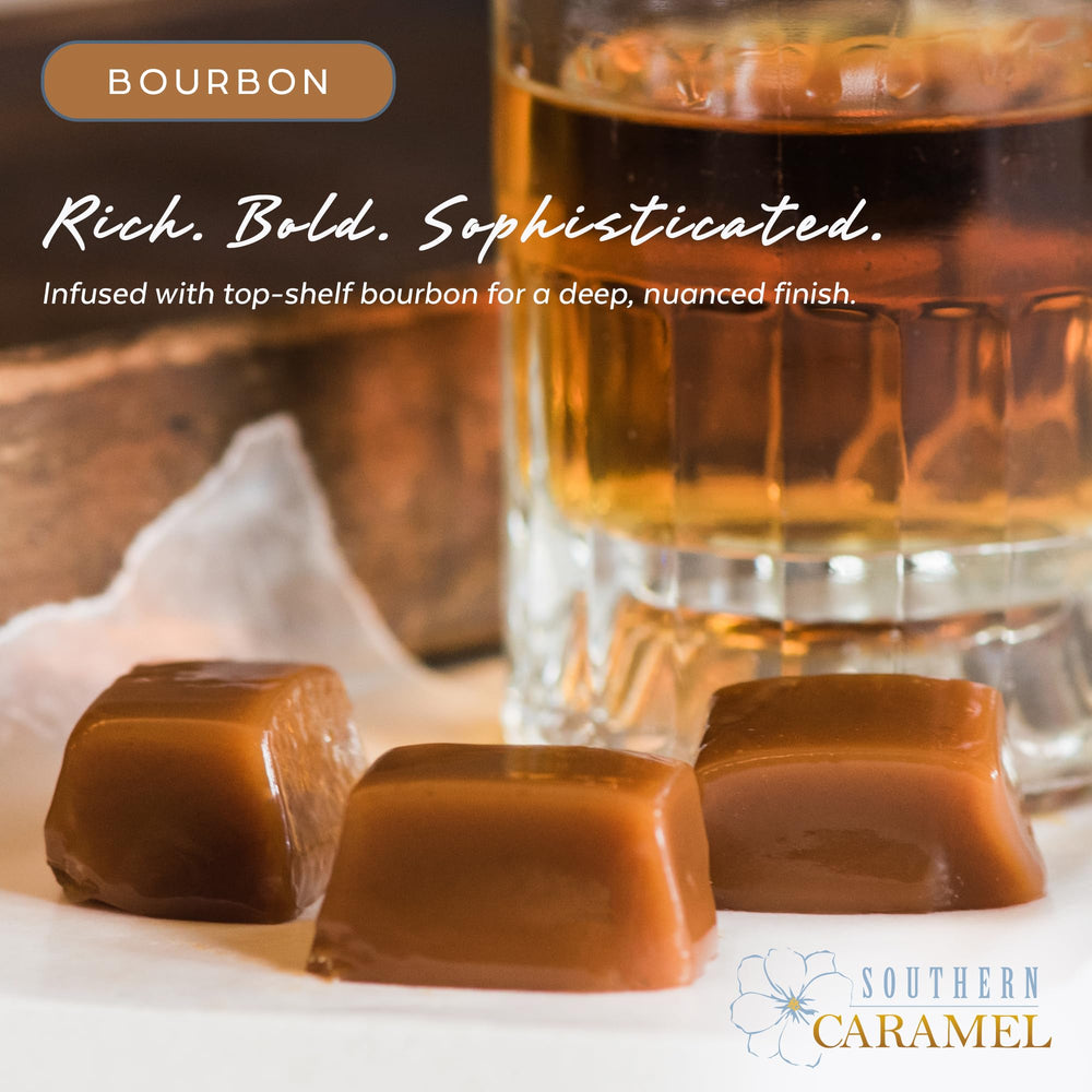 SOUTHERN CARAMEL individually wrapped caramel highlighting convenience