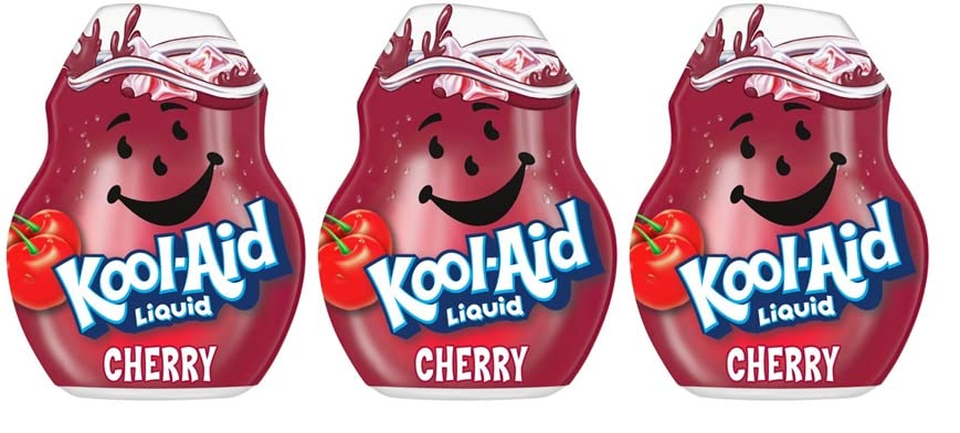 Southwind Kool-Aid Cherry front packaging showing three compact bottles for easy portability and hydration