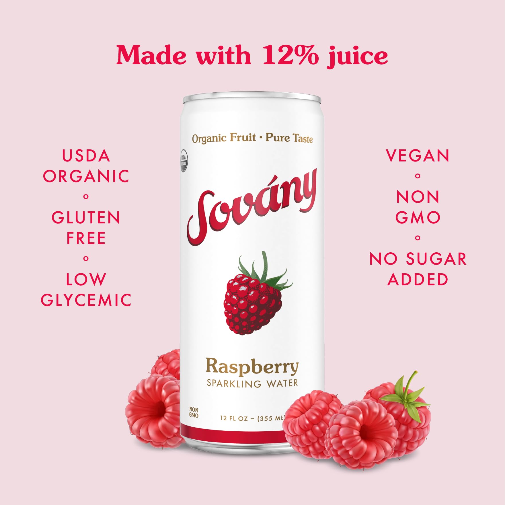 SOVÁNY can at picnic scene showing refreshing drink for outdoor enjoyment