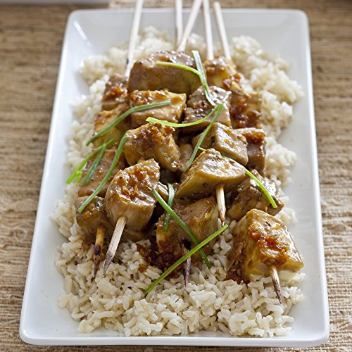 Grilled chicken glazed with Soy Vay sauce on a plate showing appetizing finish benefit