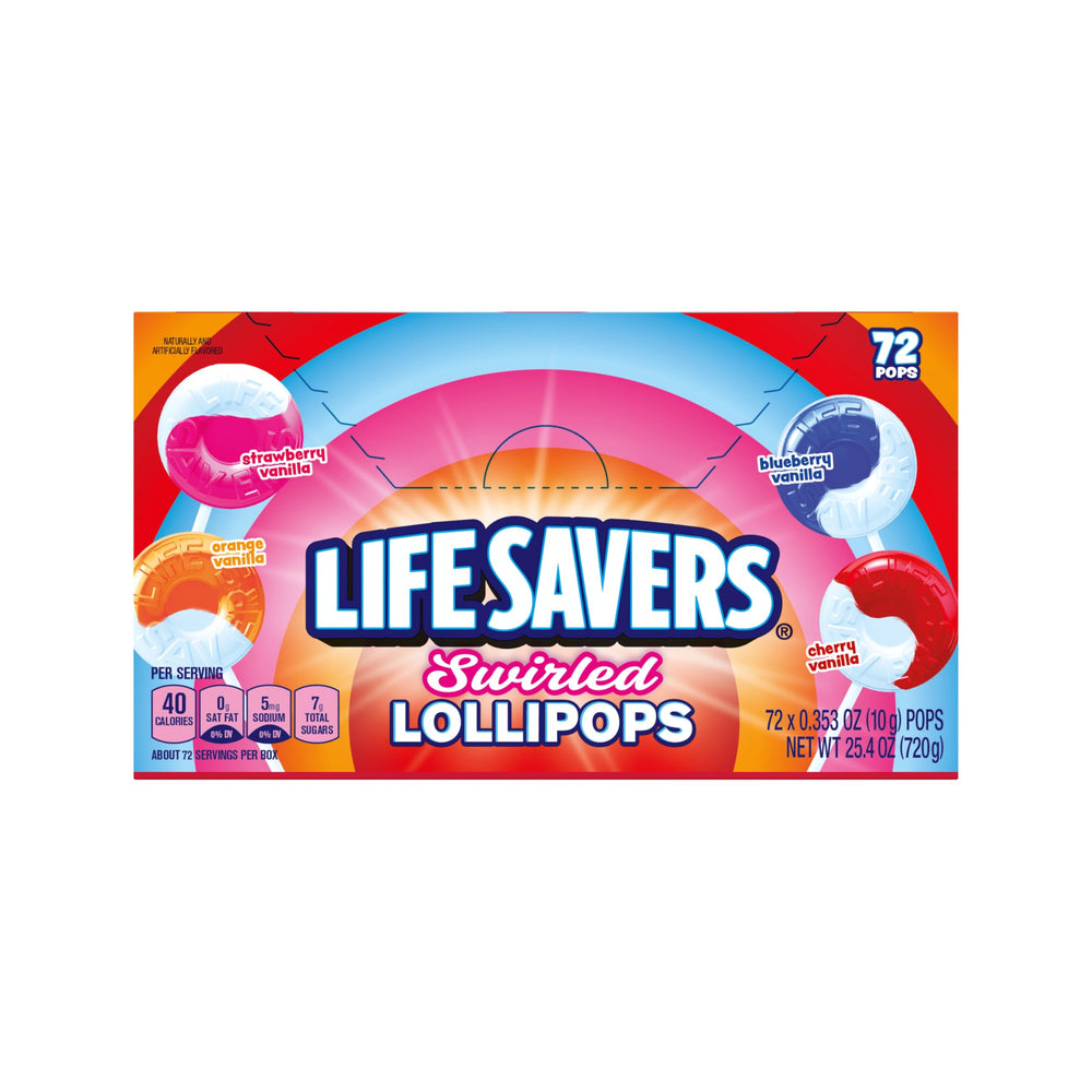 Spangler Life Savers arranged as party favors in goodie bags for classroom events